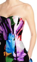 Thumbnail for your product : Ellen Tracy Women's Floral Print Strapless Gown