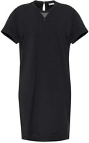 Thumbnail for your product : Brunello Cucinelli Stretch-cotton midi dress