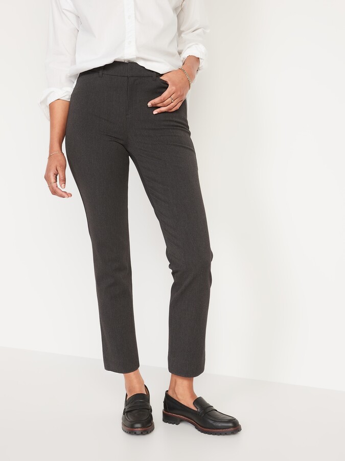 Old Navy High-Waisted Pixie Straight Ankle Pants for Women - ShopStyle