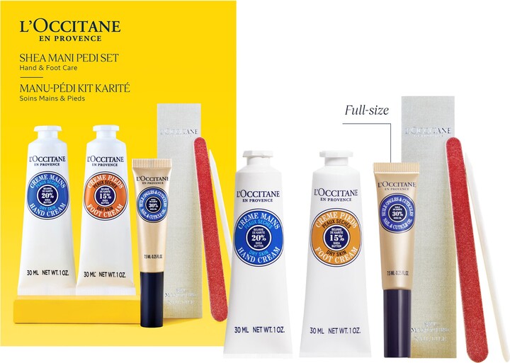 L'Occitane Shea Mani Pedi Set (Limited Edition) $51 Value