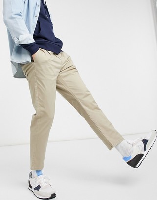 ONLY & SONS chinos in slim fit cropped stone - ShopStyle