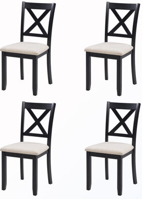One Allium Way Dining Chairs With Padded Seat(Set Of 4)