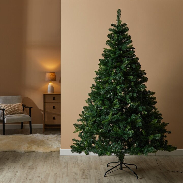 Dunelm 6ft 180 LED Prelit Mountain Pine Christmas Tree Green ShopStyle