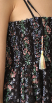 Thumbnail for your product : Needle & Thread Floral Stripe Tie Top