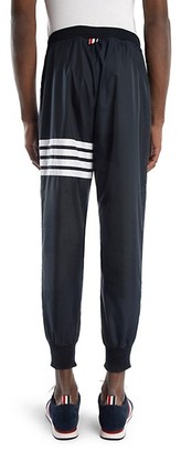 Thom Browne Stripe Cashmere & Cotton Sweatpants