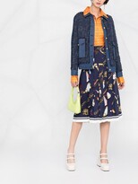 Thumbnail for your product : Boutique Moschino Fantasy print midi skirt
