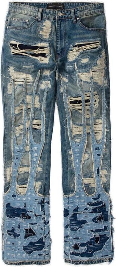 Who Decides War Flame Boro Denim Jeans