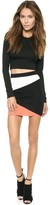 Thumbnail for your product : Torn By Ronny Kobo Mali Colorblock Skirt