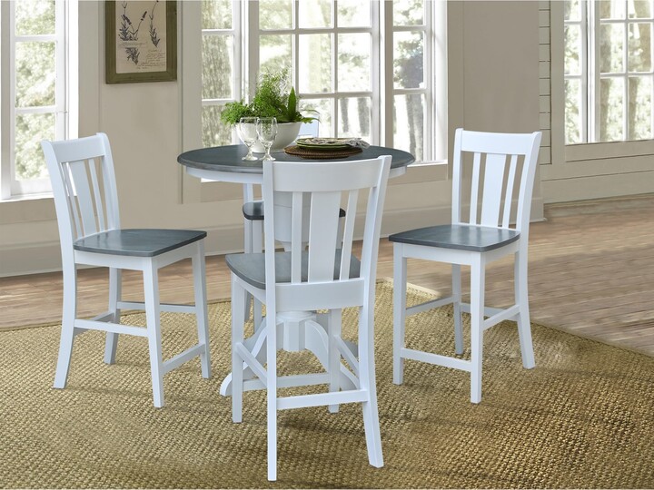 International Concepts 36" Counter Height Table with 4 Counter Height