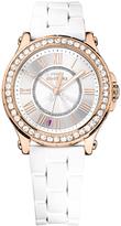 Thumbnail for your product : Juicy Couture Ladies Pedigree Rose-Gold Plated Case, White Dial And Crystal-Set Bezel Watch