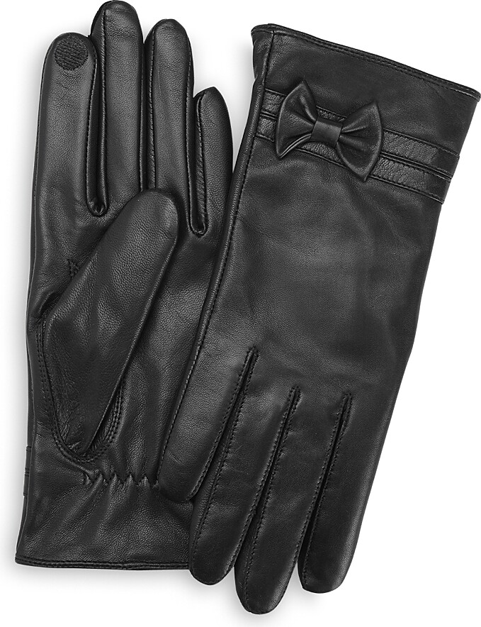 Royce New York Lambskin Leather Tech Gloves
