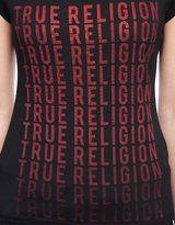 Thumbnail for your product : True Religion Hand Picked TR Fade Away Rounded V-neck Womens T-shirt