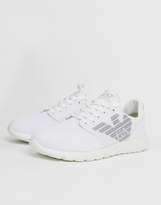 Thumbnail for your product : Giorgio Armani Ea7 EA7 simple racer trainers in white