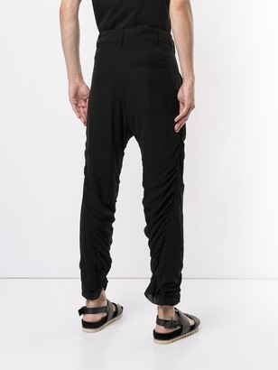 Ann Demeulemeester Ruched Trousers