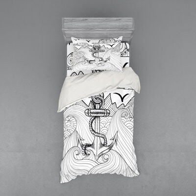 Ambesonne Anchor Duvet Cover Set