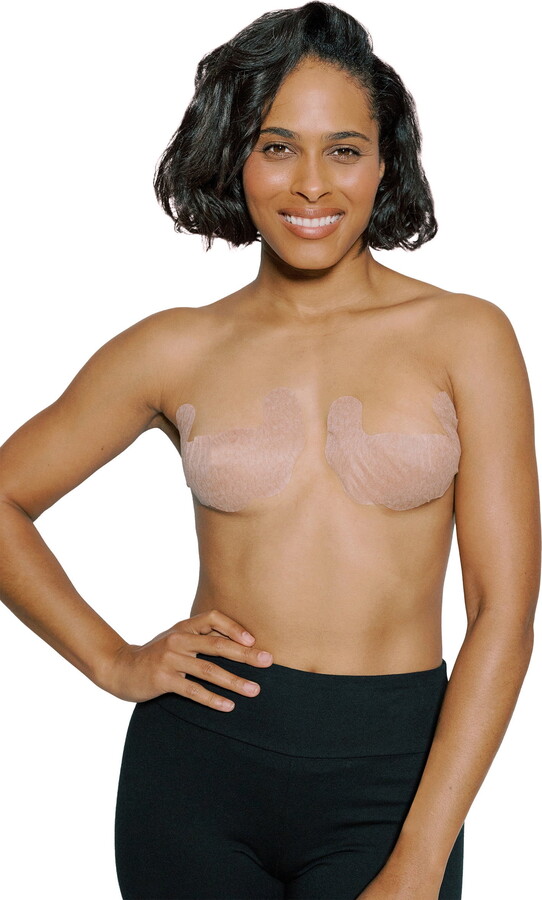 Lingerie Solutions by Fashion Forms Fashion Forms Women’s Disposable Adhesive Backless Strapless Body Bra Nude, 3-Pack