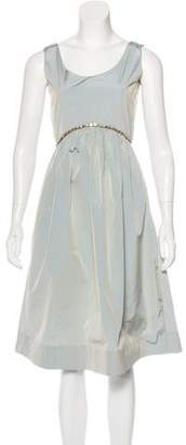 Marni Embellished A-Line Dress