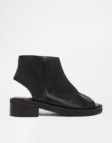 Thumbnail for your product : ASOS ARACHNID Peep Toe Ankle Boots