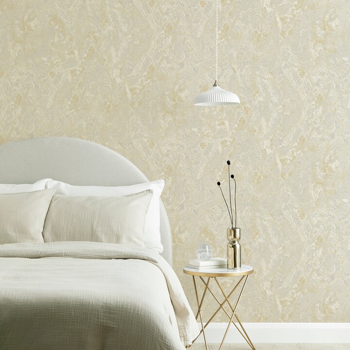 Dunelm Marble Gold Wallpaper Gold ShopStyle Decor