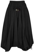 Donna Karan Black Cotton Skirt 