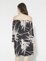 Thumbnail for your product : Halston Printed Off Shoulder Dress
