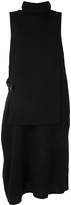 Thumbnail for your product : Y's Sleeveless Layered Wool Dress