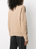 Thumbnail for your product : Tela Ribbed-Knit Stand-Up-Collar Jumper