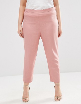 ASOS CURVE Cropped Pants in Linen