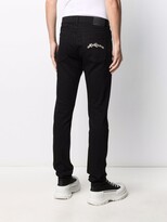Thumbnail for your product : Alexander McQueen Logo-Embroidered Slim-Fit Jeans