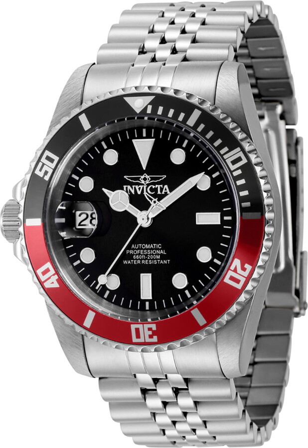Invicta 43983 Men's Pro Diver Red, Black Bezel Left Handed Watch