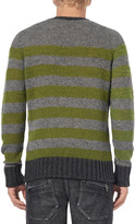 Thumbnail for your product : Balmain Striped Wool Sweater