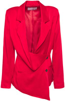 Thumbnail for your product : Each X Other Draped Satin-crepe Blazer