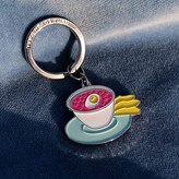 Thumbnail for your product : Make Heads Turn Enamel Keychain Pink Cold Soup