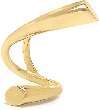 Charlotte Chesnais Simple Palm gold-plated ring