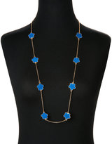 Thumbnail for your product : Jardin Navy Clover Necklace