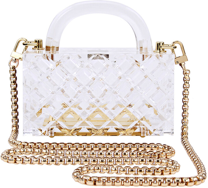 clear purse with handles
