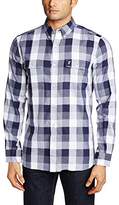 Thumbnail for your product : French Connection Men's Lifeline Karate Check Long Sleeve Button Down Shirt