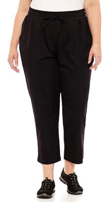 ST. JOHN'S BAY SJB ACTIVE Active Top Stitch Woven Pant - Plus