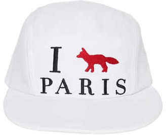 MAISON KITSUNÉ I Fox Paris Cotton Baseball Hat