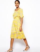 Thumbnail for your product : Love Moschino Skater Midi Dress