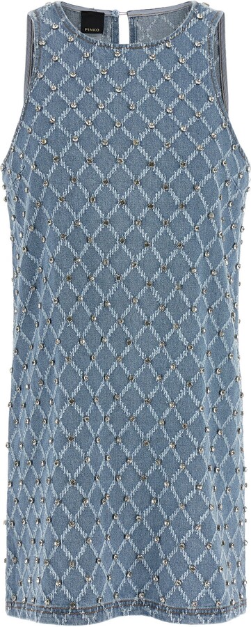 Pinko Amorino Dresses Light Blue