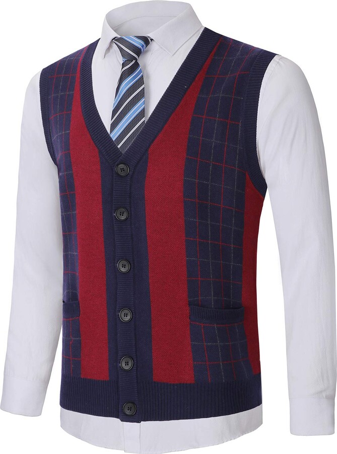 checkered jumper mens
