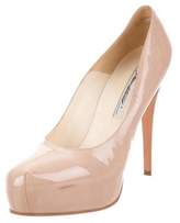 Thumbnail for your product : Brian Atwood Patent Leather High-Heel Pumps