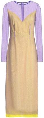 Diane von Furstenberg Cotton-Blend Lace Midi Dress