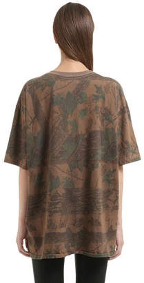 Yeezy Forest Printed Cotton Jersey T-Shirt