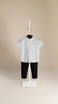 Thumbnail for your product : Burberry Striped Cotton Silk Shirt