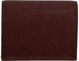 Thumbnail for your product : Thom Browne Burgundy Double Sided Card Holder