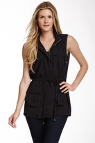 Thumbnail for your product : Daniel Rainn Zip Up Drawstring Waist Vest