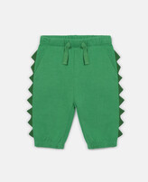Thumbnail for your product : Stella McCartney Spike Cotton Fleece Joggers, Woman, Green