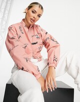Thumbnail for your product : adidas R.Y.V track top in pink